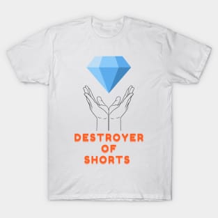 Destroyer Of Shorts Elon Tweets Musk Diamond Hands GME Gamestonk wallstreetbets Stonks T-Shirt